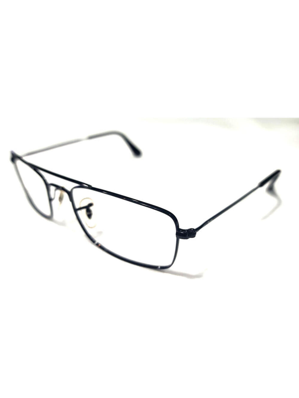 Ray Ban RB3309 002 Black Rrectangle Eyeglasses Sunglasses Frame 55-18 EXC
